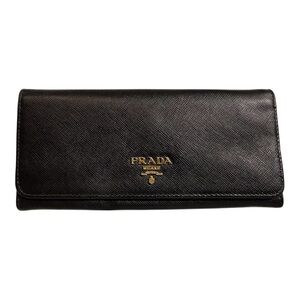 Prada Black Textured Leather Accessory